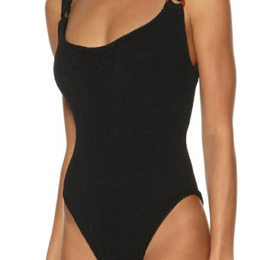 Hunza G Domino Swimsuit Black